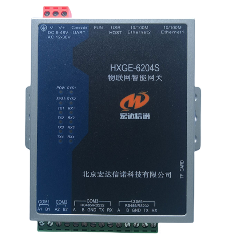 HXGE-6204M工業(yè)通信網(wǎng)關(guān)
